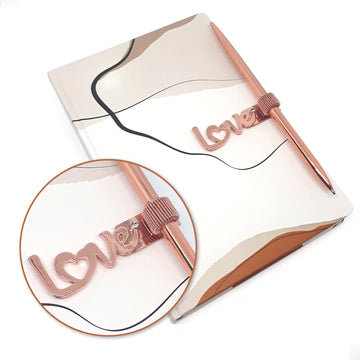 Clip Porta Caneta Rose Gold